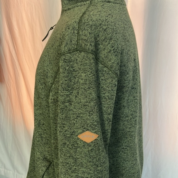 Orvis men’s dark green fuzzy sweater - Picture 2 of 5
